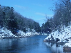 Presumpscot River winter