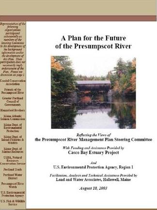 Presumpscot River Management Plan cover